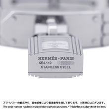 Load image into Gallery viewer, HERMES Kelly Watch Mini W16mm Stainless Steel Sparkling White Lacquer DialKE4.110