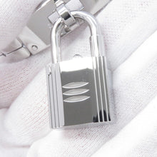 Load image into Gallery viewer, HERMES Kelly Watch Mini W16mm Stainless Steel Sparkling White Lacquer DialKE4.110