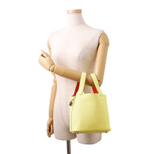 将图像加载到图库查看器中,HERMES Picotin Lock Eclat Limoncello/Orange Minian Taurillon Clemence Swift Leather Size PM