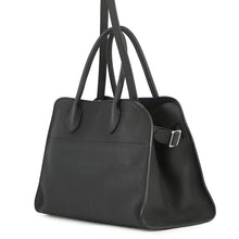 Load image into Gallery viewer, The Row Soft Margaux BlackW1586L133BLPL Calf Leather Size 12