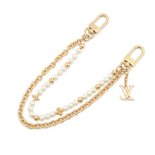 Load image into Gallery viewer, LOUIS VUITTON Bag Charm Pearl River GoldM02608 Gold Plated Faux Pearl