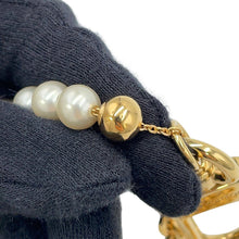 Load image into Gallery viewer, LOUIS VUITTON Bag Charm Pearl River GoldM02608 Gold Plated Faux Pearl
