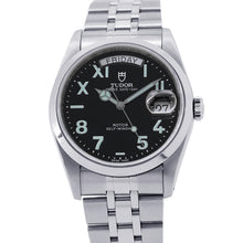 Load image into Gallery viewer, TUDOR Prince Date Day W35mm Stainless Steel Black Dial76200