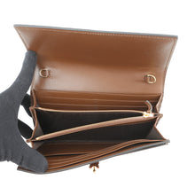 Load image into Gallery viewer, GUCCI Jackie 1961 Continental Chain Wallet Beige/Brown652681 GG Supreme/Leather