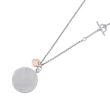 将图像加载到图库查看器中,HERMES Ex Libris Necklace Size MM SV925 K18PG