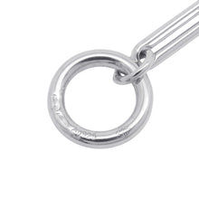 将图像加载到图库查看器中,HERMES Ex Libris Necklace Size MM SV925 K18PG