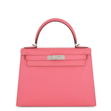 将图像加载到图库查看器中,HERMES Kelly Sellier Rose Azalee Epsom Size 28