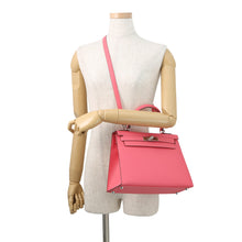 将图像加载到图库查看器中,HERMES Kelly Sellier Rose Azalee Epsom Size 28