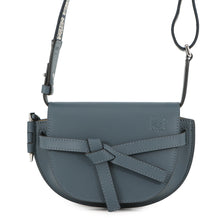 Load image into Gallery viewer, LOEWE Gate Dual Shoulder Bag NavyA650N46X13 Soft Calf Jacquard Size Mini