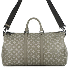 Load image into Gallery viewer, LOUIS VUITTON Keepall Bandouliere Olive Green M12504 Monogram Shadow Size 50