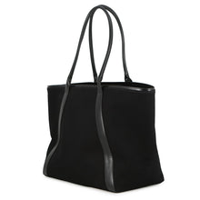 Load image into Gallery viewer, SAINT LAURENT PARIS Rive Gauche Tote Bag Black780096 Leather Canvas