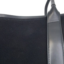 Load image into Gallery viewer, SAINT LAURENT PARIS Rive Gauche Tote Bag Black780096 Leather Canvas