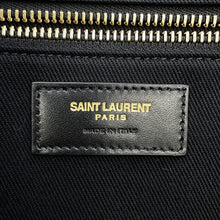 将图像加载到图库查看器中,SAINT LAURENT PARIS Rive Gauche Tote Bag Black780096 Leather Canvas