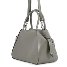 将图像加载到图库查看器中,PRADA Supernova 2-way Handbag Gray1BA366 Leather Size Small