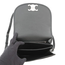 Load image into Gallery viewer, CELINE Triomphe Busas Shoulder Bag Black114453 Leather Size Medium