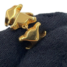 将图像加载到图库查看器中,CELINE Triomphe Studded Long Earrings461FC6BRA.35OR Gold Plated