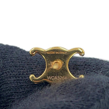 Load image into Gallery viewer, CELINE Triomphe Studded Long Earrings461FC6BRA.35OR Gold Plated