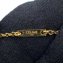 Load image into Gallery viewer, CELINE Mini Triomphe Necklace460MS6BRA.35OR Gold Plated