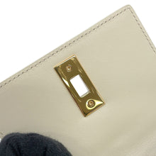 将图像加载到图库查看器中,CELINE Card holder with flap, 16 sachets WhiteCotton10M473GCG.00WC Calf Leather