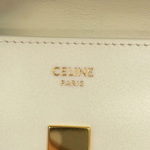 Load image into Gallery viewer, CELINE Card holder with flap, 16 sachets WhiteCotton10M473GCG.00WC Calf Leather