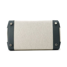 Load image into Gallery viewer, HERMES Birkin Vert Mangrove/Ecru Swift Leather Toile H Size 25