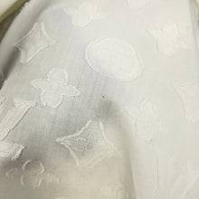 Load image into Gallery viewer, LOUIS VUITTON Monogram Dolman Sleeve Shirt Size 36 White Cotton100%