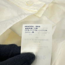 Load image into Gallery viewer, LOUIS VUITTON Monogram Dolman Sleeve Shirt Size 36 White Cotton100%