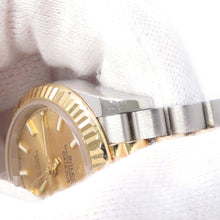 将图像加载到图库查看器中,ROLEX Lady-Datejust W28mm Stainless Steel K18YG Champagne Dial279173