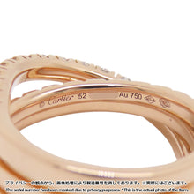 Load image into Gallery viewer, CARTIER Etincelle De Cartier Semi-Pavé Setting Ring Size 52/#12B4230252/B4230200 18K Pink Gold