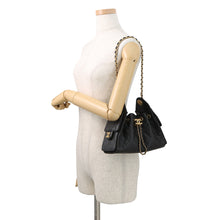 将图像加载到图库查看器中,CHANEL CHANEL25 ChainShoulder Bag BlackAS5631 Caviar Leather Size Mini