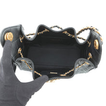 将图像加载到图库查看器中,CHANEL CHANEL25 ChainShoulder Bag BlackAS5631 Caviar Leather Size Mini
