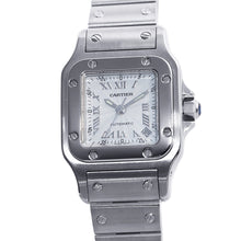 Load image into Gallery viewer, CARTIER Santos Garbe SM H35mm×W24mm Stainless Steel Silver DialW20044D6