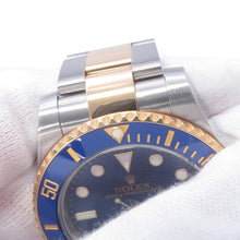 将图像加载到图库查看器中,ROLEX Submariner Date W40mm Stainless Steel K18YG Blue Dial116613LB
