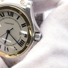 Load image into Gallery viewer, CARTIER Santos Rondo MM W29mm Stainless Steel K18YG Ivory DialW20037R3