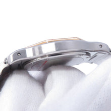 将图像加载到图库查看器中,CARTIER Santos Octagon LM W30mm Stainless Steel K18YG White DialW2001583