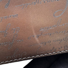 Load image into Gallery viewer, Berluti Calligraphy Tote Bag Brown scritto leather Size Mini