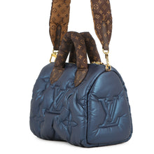 Load image into Gallery viewer, LOUIS VUITTON Speedy Bandouliere NavyM21061 Recycled MetallicNylon Monogram Size 25