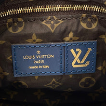 Load image into Gallery viewer, LOUIS VUITTON Speedy Bandouliere NavyM21061 Recycled MetallicNylon Monogram Size 25