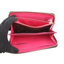 将图像加载到图库查看器中,LOUIS VUITTON Zippy Wallet PinkM80857 Monogram/Vivienne Holiday Collection