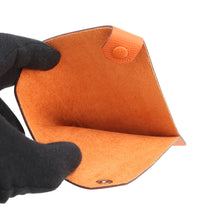 将图像加载到图库查看器中,HERMES Tarmac Passport Case Orange Epsom Size PM