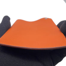 将图像加载到图库查看器中,HERMES Tarmac Passport Case Orange Epsom Size PM