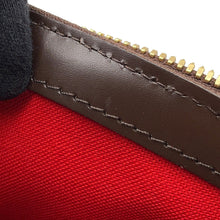 将图像加载到图库查看器中,LOUIS VUITTON Verona RedN41117 Damier Ebene Canvas Size PM