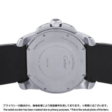 Load image into Gallery viewer, CARTIER Calibre de Cartier W42mm Stainless Steel Rubber Black DialW7100056