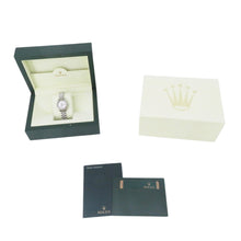 将图像加载到图库查看器中,ROLEX Datejust W26mm Stainless Steel K18WG White Shell Dial179174NG