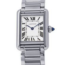 将图像加载到图库查看器中,CARTIER Tank mast SM H29.5mm×W22mm Stainless Steel Silver DialWSTA0051