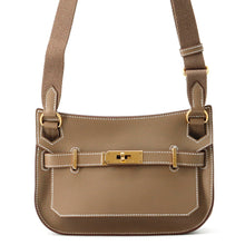 Load image into Gallery viewer, HERMES Jypsiere Etoupe Evercolor Size Mini