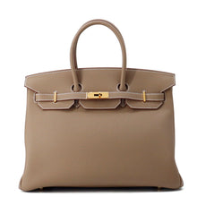 将图像加载到图库查看器中,HERMES Birkin Etoupe Togo Leather Size 35
