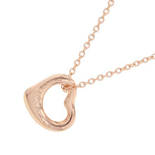 将图像加载到图库查看器中,TIFFANY&Co. Elsa Peretti Open Heart Necklace68113660 18K Pink Gold