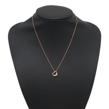 将图像加载到图库查看器中,TIFFANY&Co. Elsa Peretti Open Heart Necklace68113660 18K Pink Gold