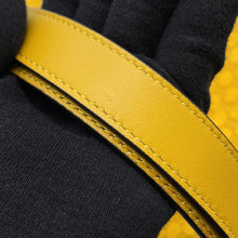 Load image into Gallery viewer, GUCCI Half Horsebit Medium Shoulder Bag Mustard Yellow860787 GG Suede Leather